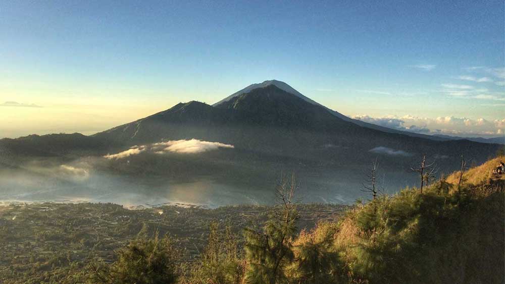 See magnificent Batur volcano