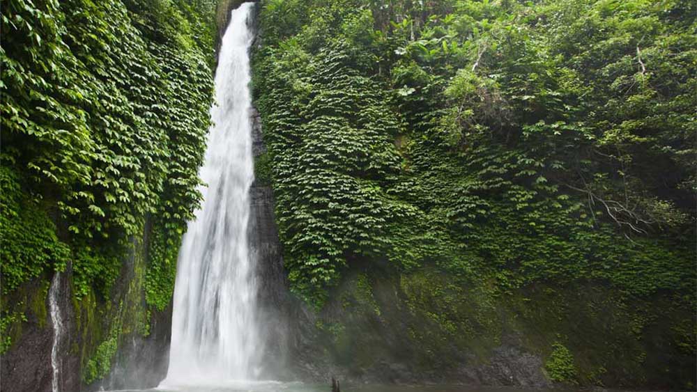 See waterfall in Munduk